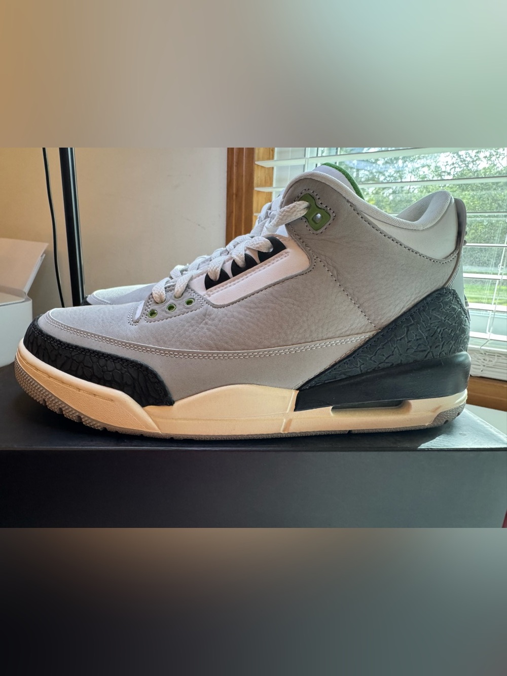 Jordan 3 Retro Chlorophyll - Picture 1 of 8